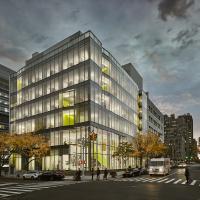 Exterior shot of the Nursing building